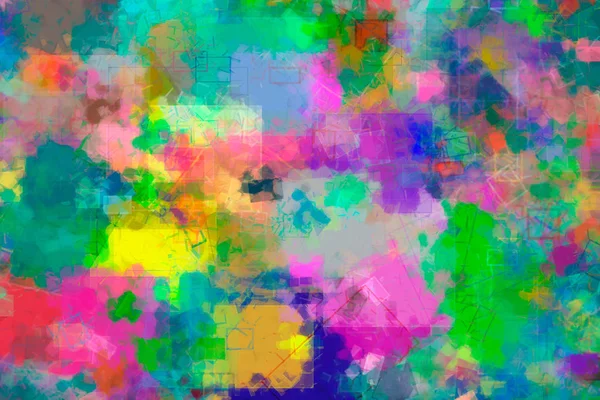 Rasgele kare ve dikdörtgen şekil, web için dijital generatif sanat 