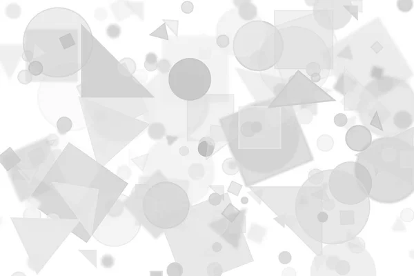 Fondo blanco y negro con formas aleatorias grises, para gráficos des —  Fotos de Stock