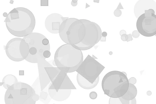 Fondo blanco y negro con formas aleatorias grises, para gráficos des —  Fotos de Stock