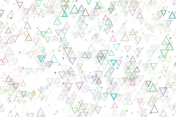 Αφηρημένο ανάγλυφο & τυχαίο τρίγωνο σχήμα, ψηφιακή παραγωγική ar — Φωτογραφία Αρχείου