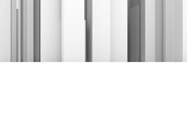 Estilo de pilar moderno abstrato fundo branco e cinza macio. Borrão , — Fotografia de Stock