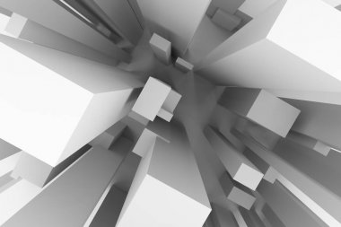 Soyut modern ayağı tarzı yumuşak beyaz ve gri arka plan. Illus