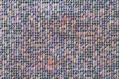 Renk yapraklar ve çiçekler illüstrasyonlar arka plan, elle çizilmiş. DRA