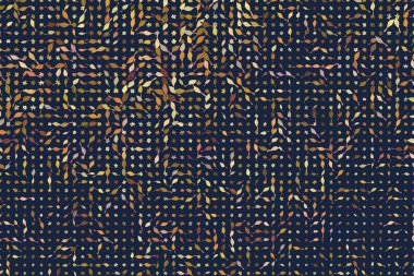 Yapraklar ve çiçekler, kavramsal model soyut resimler. 