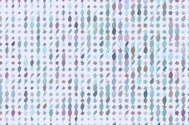 Renk yapraklar ve çiçekler illüstrasyonlar arka plan, elle çizilmiş. Cov