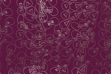 Soyut Işık Ampüller illüstrasyonlar arka plan deseni. Vektör, e