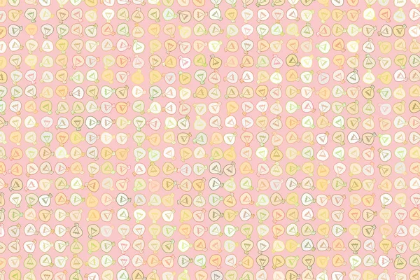 Ampoules illustrations fond abstrait, dessiné à la main. Répéter — Image vectorielle