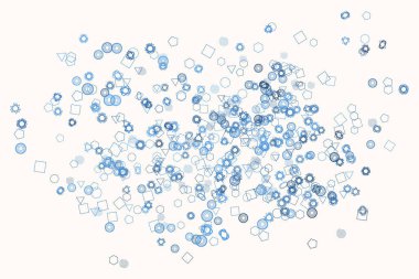 Abstract conceptual mixed pattern. Triangle, details, digital & 