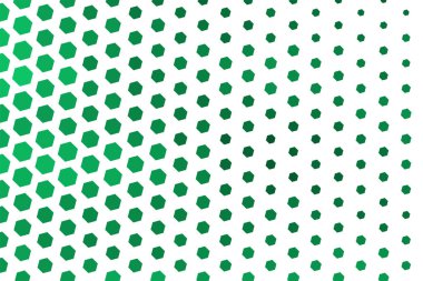 Soyut geometrik altıgen desen, renkli ve sanatsal grafiği için