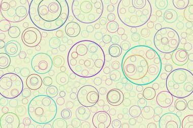 Modern geometrik daire, kabarcıklar, Küre veya elips backgrou