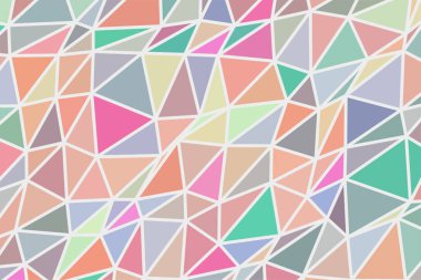 Arka plan şekli üçgen şerit deseni ile. Etkisi