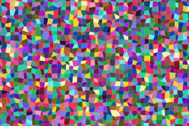 Soyut geometrik dikdörtgen şerit desen, renkli ve sanatsal 