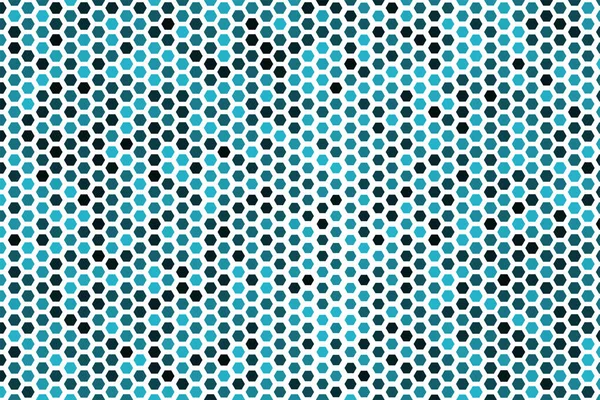 抽象的な六角形パターン ジェネレーティブ アートの背景の色。ブタ — ストックベクタ
