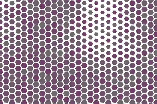 Patrón de hexágono geométrico abstracto, colorido y artístico para grap — Vector de stock