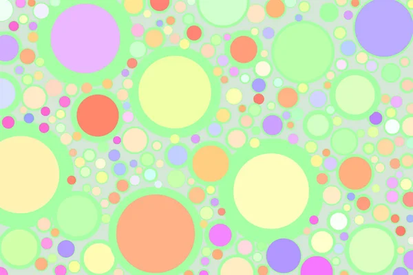 Abstrakt bakgrund med formen av cirklar, bubblor, sfär eller el — Stock vektor