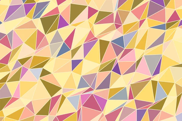 Cor abstrato triângulo tira padrão arte gerativa fundo . — Vetor de Stock
