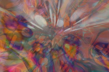 Rüya gibi ve gerçeküstü. Soyut rüya benzeri üretken sanat dokusu.