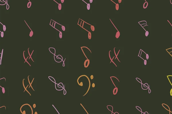 Arkaplan ya da arkaplan, nota tonu tonlama renk ölçeği, d