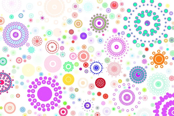 Abstrakte geometrische Muster, farbenfrohe & künstlerische Formen für Graphen — Stockvektor