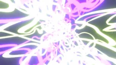 Rüya gibi & neon efektler, sonsuzluk ya da kusursuz döngü. Görüntü başlığı, metin arkaplanı veya görüntü geçişleri için soyut, sanatsal ve iyi.