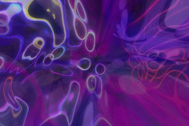 Görüntü rüya gibi, akışkan etkilerin soyut çizimleri, kavramsal. Tasarım arka planı için.