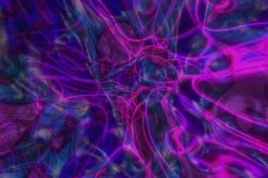 Dekoratif ve bulanık rüya gibi sıvı efektleri. Tasarım dokusu ve arkaplanı için.