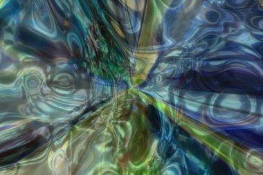 Sanatsal sıvı efektleri rüya gibi arka planı bulanıklaştırır.