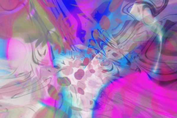 Blur Sonhador Efeitos Fluidos Abstratos Fundo Arte Gerativa — Fotografia de Stock