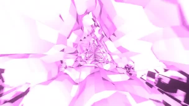 Efectos Zoom Futuristas Bucle Infinito Inconsútil Animación Movimiento Abstracto Línea — Vídeo de stock