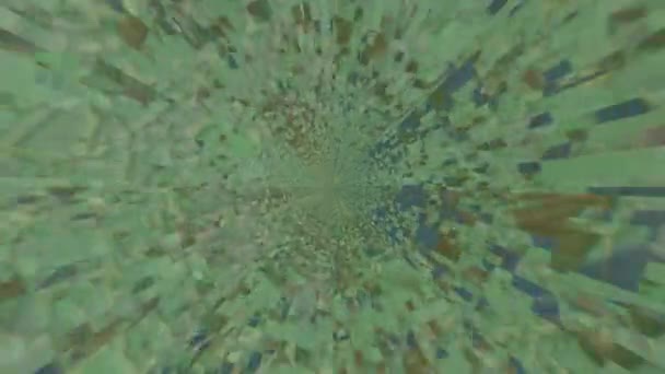 Футуристичні Ефекти Масштабування Нескінченність Або Безшовна Петля Анімація Абстрактного Руху — стокове відео