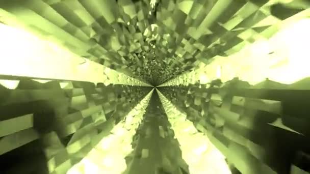 Futuristische Zoomeffekte Unendlichkeit Oder Endlosschleife Animation Einer Abstrakten Digitalen Speedline — Stockvideo