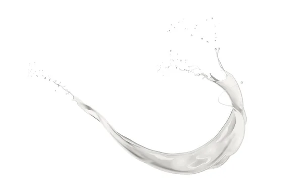 Mjölk våg splash — Stockfoto