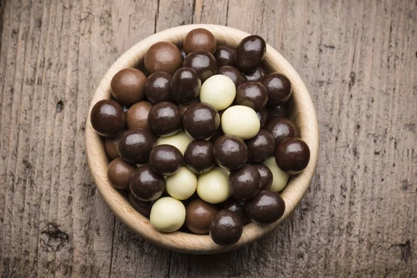Geassorteerde chocoladepralines — Stockfoto
