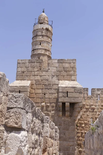 ダビデの塔と空 — ストック写真