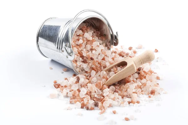 Isolierte Eimer und Salz — Stockfoto