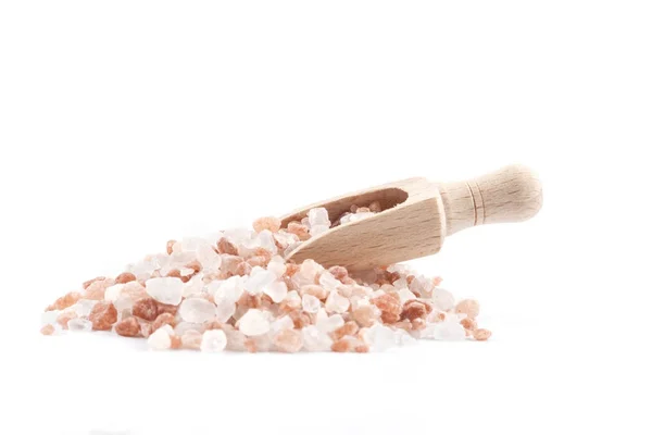 Colher de sal na pilha — Fotografia de Stock