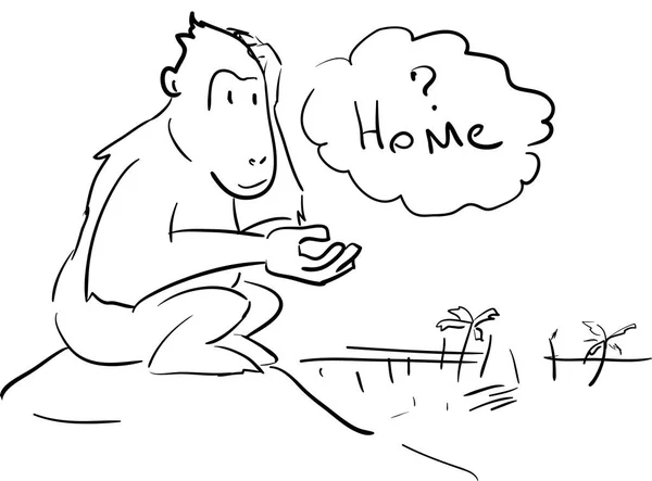 Orangutan bir ev olmadan