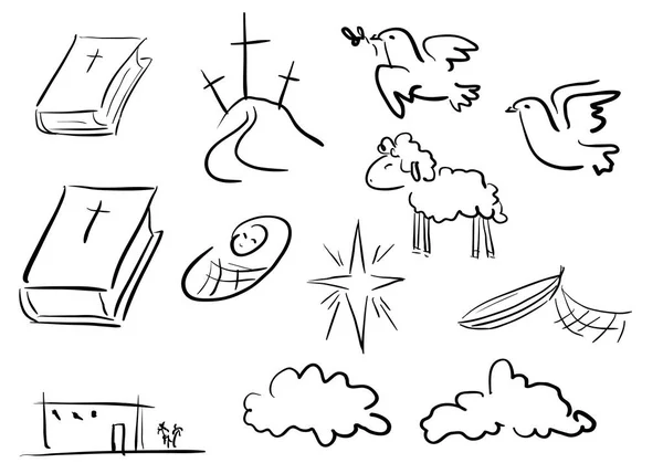 Simgeler İncil doodle