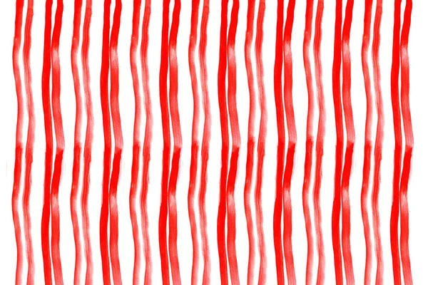 Texture ad acquerello Strisce spesse rosse — Foto Stock