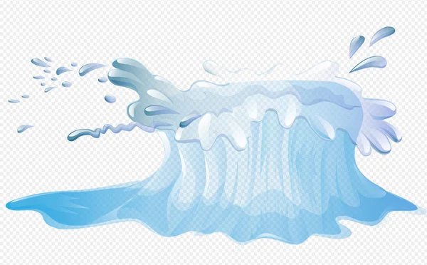 Tout simplement Big éclaboussure d'eau — Image vectorielle