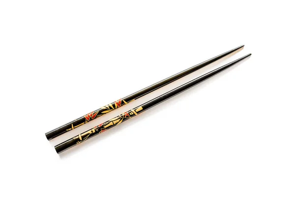 Ζευγάρι chopsticks μαύρο — Φωτογραφία Αρχείου