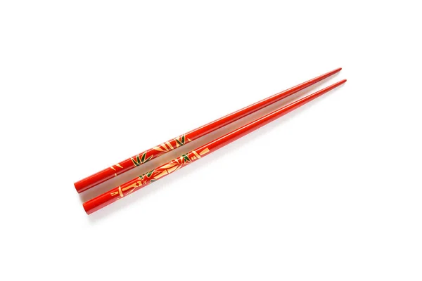 Ζευγάρι chopsticks κόκκινο — Φωτογραφία Αρχείου