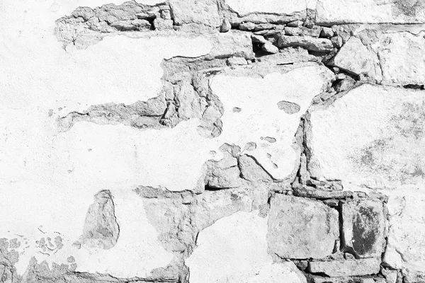 Old white  vintage stone wall background — Stock Photo, Image
