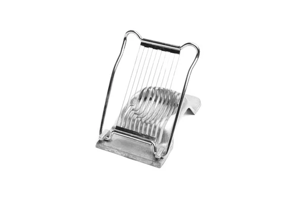 Retro egg slicer on white background — Stock Photo, Image