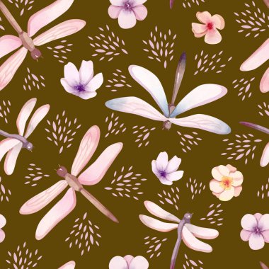 El boyası suluboya el boyası, kusursuz desen.