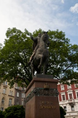 Lviv Ukrayna Danylo Halytsky heykeli