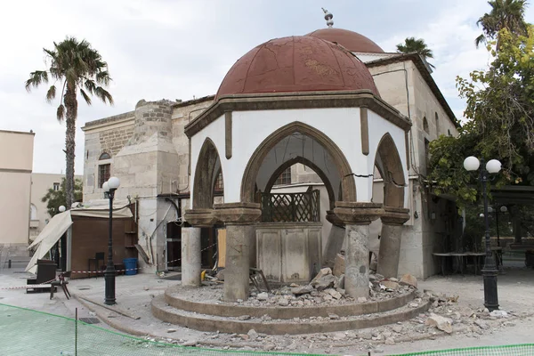 Tremblement de terre Mosquée effondrée Centre de l'île de Kos Grèce — Photo