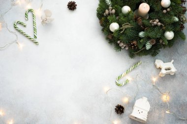 Noel veya yeni yıl arkaplanı.