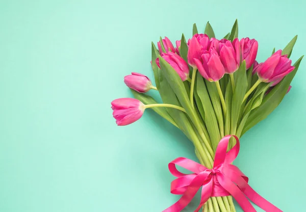 Bouquet de fleurs de tulipes fraîches. Images De Stock Libres De Droits