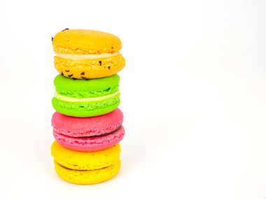 izole renkli macaroons